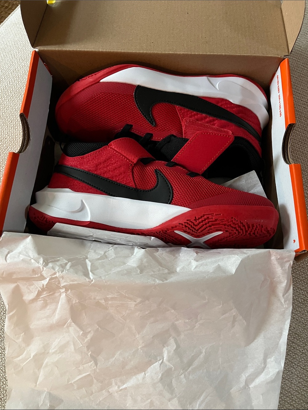 Nike kids Team Hustle D 10 sneakers - Picture 4 of 8